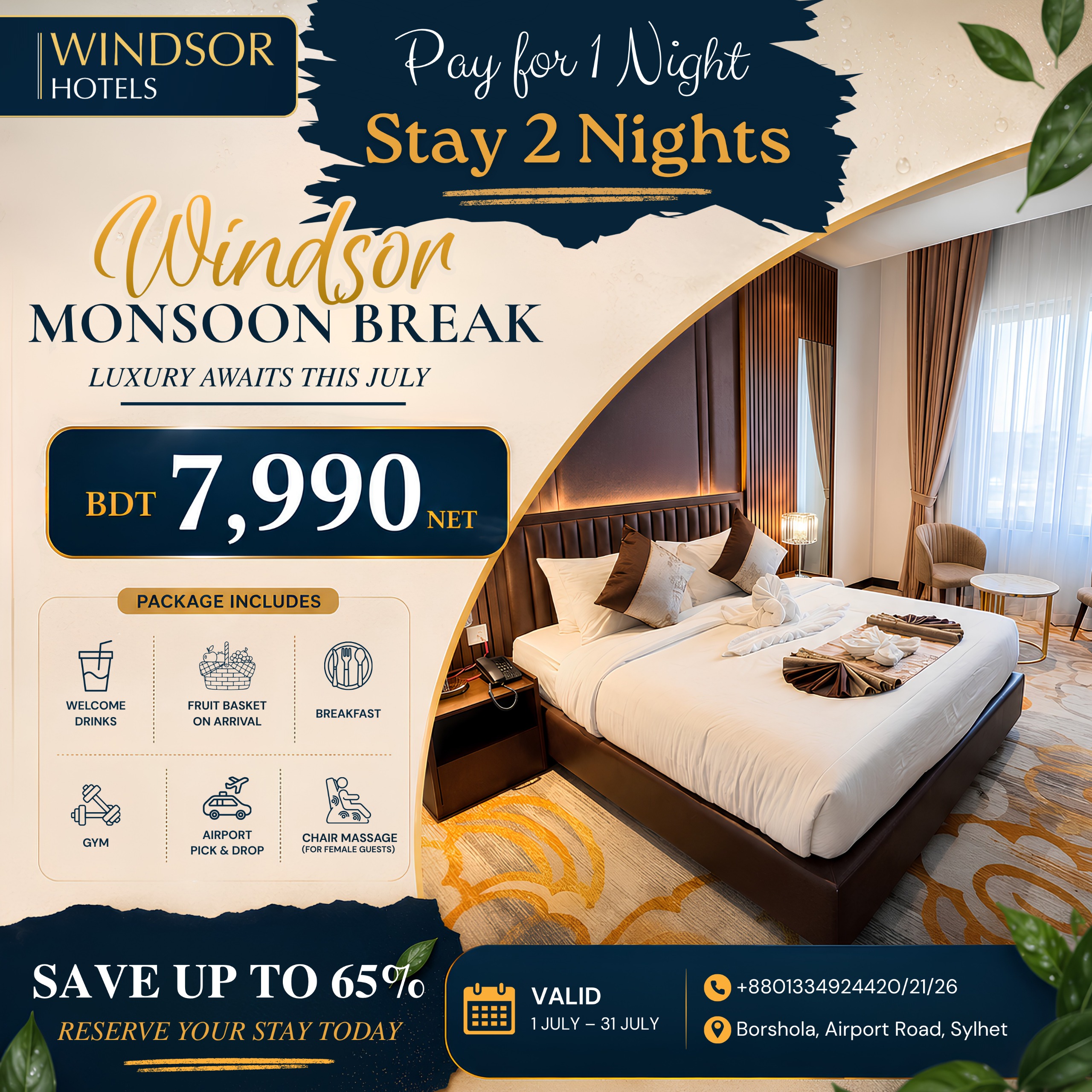 Windsor Monsoon Break campaign artwork